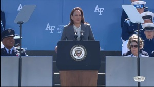 Harris Speaks at Air Force Academy Graduation