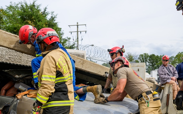 911th Technical Rescue Engineer Company trains during Exercise Capital Shield 2024