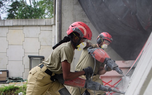 911th Technical Rescue Engineer Company trains during Exercise Capital Shield 2024