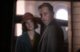 Liv Lisa Fries and Volker Bruch in Babylon Berlin (Photo: Courtesy of MHz Choice)