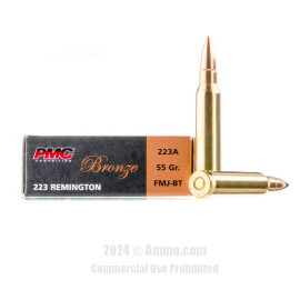 Image of PMC 223 Rem Ammo - 1000 Rounds of 55 Grain FMJ-BT Ammunition