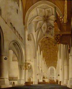 The Interior of St Bavo's Church, Haarlem (The 'Grote Kerk')