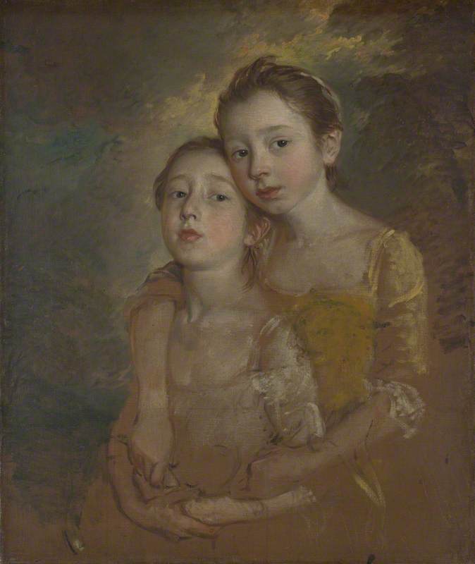 The Painter's Daughters with a Cat