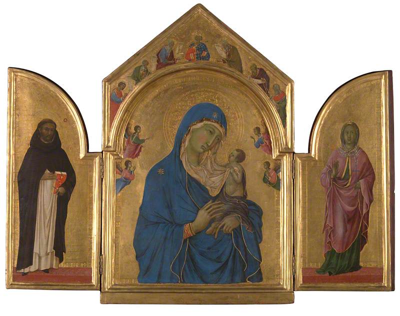 The Virgin and Child with Saints Dominic and Aurea