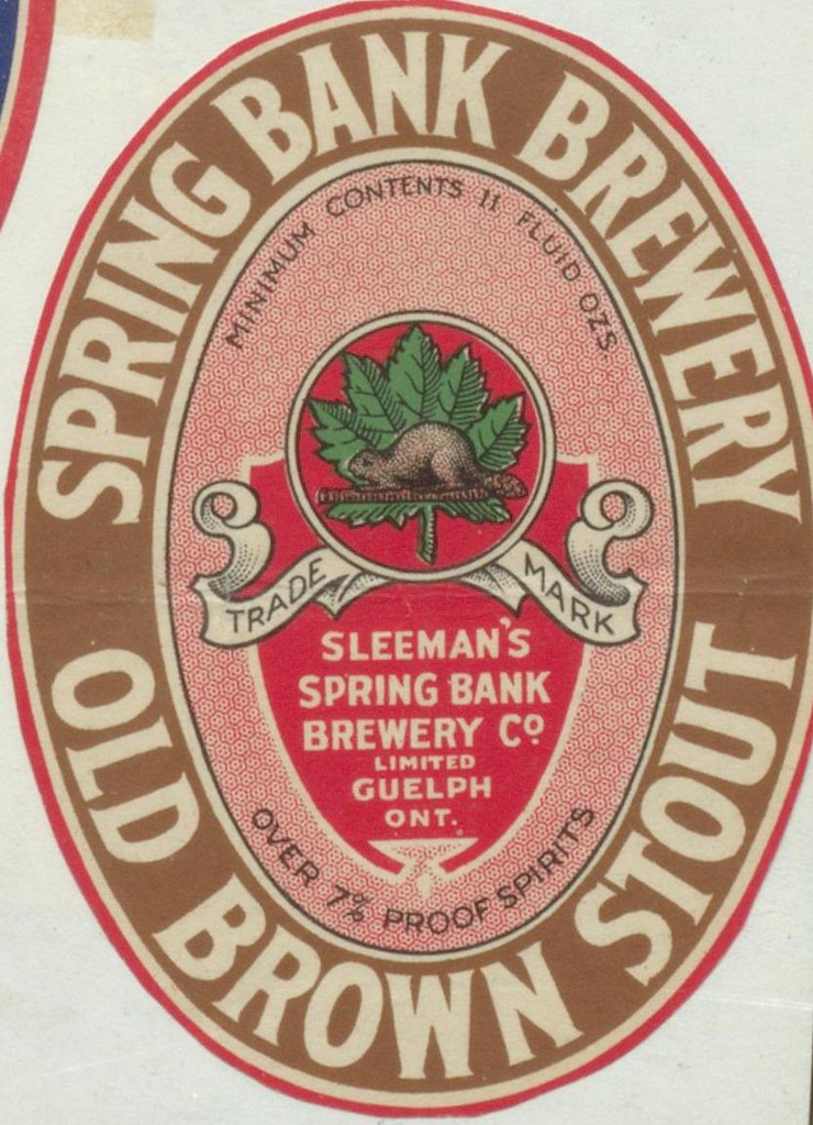 Spring Bank Brewery label, c. 1900-29.