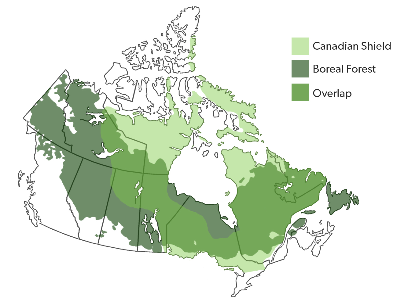 Canadian Shield and the Boreal Forest