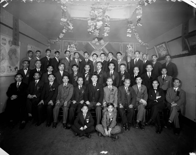 Chinese Freemasons in Toronto, ON., 1930.