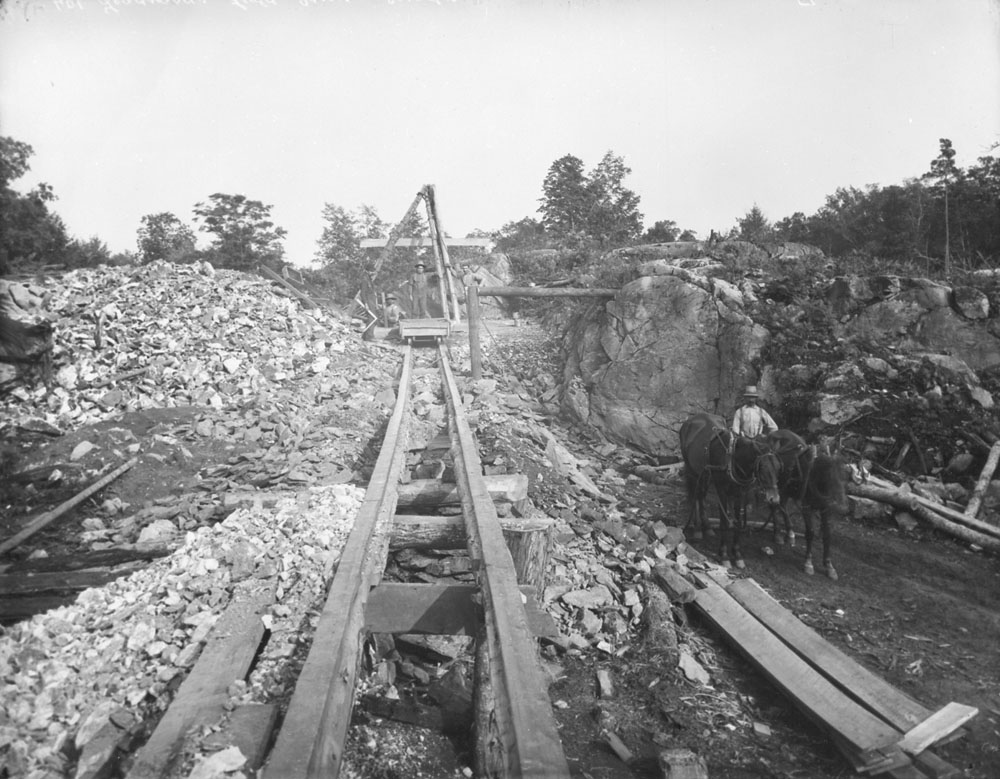 Ledyard's Gold Mine, in Madoc, Ontario. Gold was discovered in Madoc in 1866.