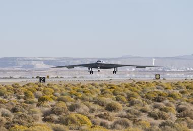 B-21 take off c USAF