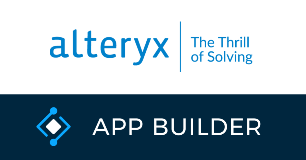 Alteryx Analytics Cloud の App Builderを使って分析Webアプリを作ってみた！
