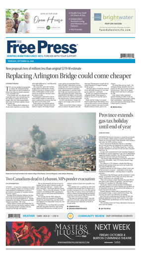 E-Edition front page