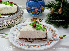 Творожный тарт с селедкой (Herring cake)