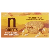 Nairn's Stem Ginger Oat Biscuits 4x5