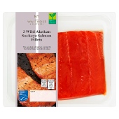 No.1 2 Wild Alaskan Sockeye Salmon Fillets