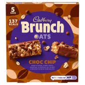 Cadbury Brunch Choc Chip Cereal Bar Multipack 5 pack