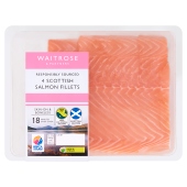 Waitrose 4 Scottish Salmon Fillets