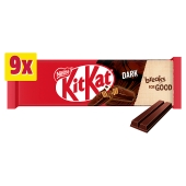 Kit Kat 2 Finger Dark Chocolate Biscuit Bars Multipack, 9 Pack