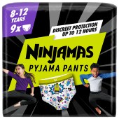 Pampers Ninjamas Pyjama Pants 8-12 Years