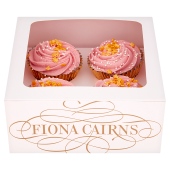 Fiona Cairns 4 Pink Buttercream Cupcakes