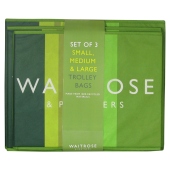 Waitrose Set Of 3 Trolley Bags