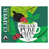 Clipper Organic Fairtrade Pure Green Tea Bags 80s