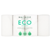 Waitrose ECO Kitchen Towel 100% Recycled