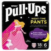 Huggies Pulls Ups Night Girl Nappy Pants Size 6