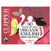 Clipper Organic English Breakfast 80 Tea Bags