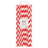 Waitrose Home Stripe Paper Straws