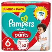 Pampers Baby-Dry Nappy Pants Size 6