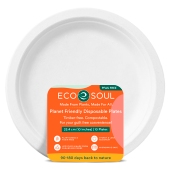 Eco Soul Compostable Plates 25.4cm