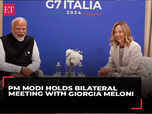 PM Modi holds bilateral meeting with PM Meloni:Image