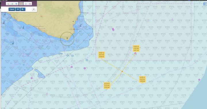 Illustration: Prohibitive Zone marked by yellow.