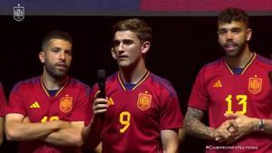 ¡Lamentable! Gritos de p*** Barça en el discurso de Gavi en la celebración del título de la Nations League en Madrid