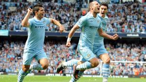 Agüero, goleador histórico en el City