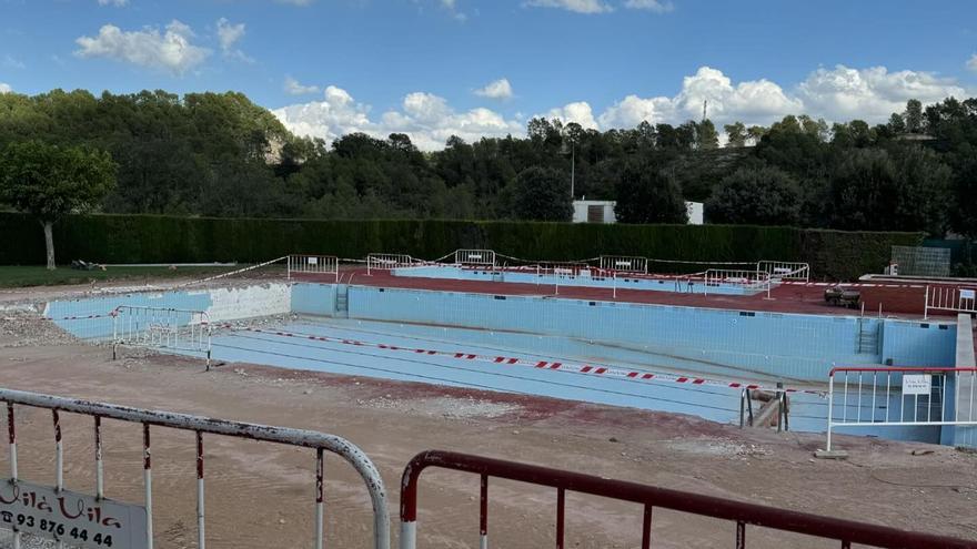 Avinyó inicia les obres de remodelació integral de la piscina municipal