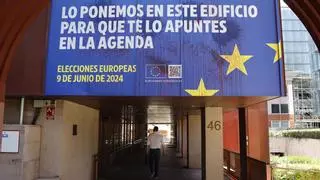 Vandalizan la sede del Parlamento Europeo en Madrid