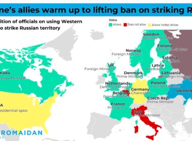 Strikes Russian soil map Ukraine allies