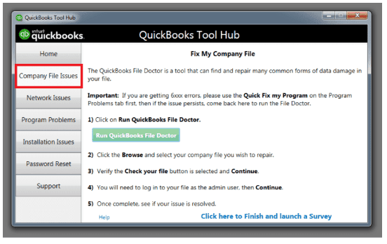 QuickBooks repair tool