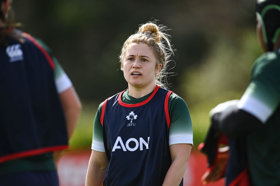 Neve Jones made 23 tackles in Ireland's defeat to France