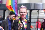 thumbnail: Pacemaker Press Belfast 06-08-2016: Belfast Pride Festival 2016.
Belfast awash with rainbow colours as the annual LGBT festival returns. Thousands of people take part in the annual Belfast Gay Pride event in Belfast city centre celebrating Northern Ireland's LGBT community. 
Picture By: Arthur Allison/Pacemaker Press.