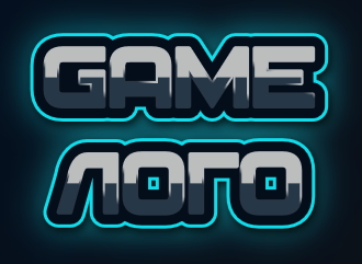 Бесплатно сделать игровой логотип из геймерского шрифта с эффектам