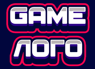 Красивый игровой логотип из топовых шрифтов создать онлайн игровое лого