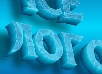 Ледяная надпись создать текст с эффектом льда