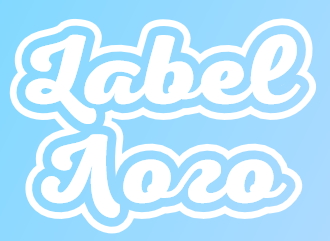 Создать лейбл логотип в стиле бирки стикера онлайн красивым шрифтом