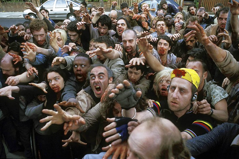 A scene from Edgar Wright's 2004 zombie comedy “Shaun of the Dead.”