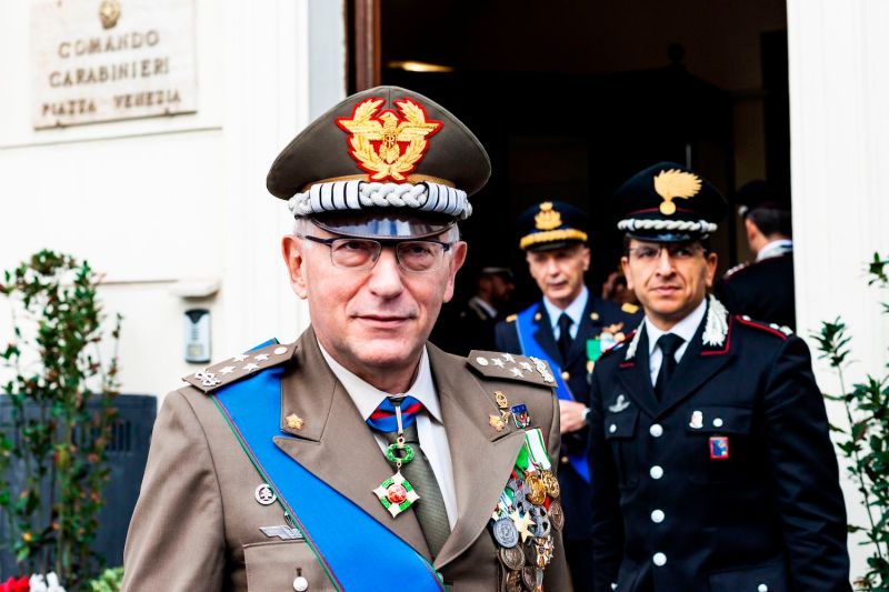 Gen. Claudio Graziano after a visit to the national gendarmerie Carabinieri headquarters in Rome on Nov. 5, 2018.