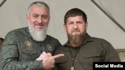 Депутат Госдумы от Чечни Адам Делимханов и глава республики Рамзан Кадыров