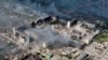 Разрушения в городе Волчанске Харьковской области, 3 июня 2024 года. Фото объединенной штурмовой бригады Национальной полиции Украины "Лють"
