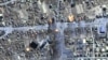 Супутниковий знімок Чернігова у час інтенсивних російських обстрілів, 16 березня 2022 року